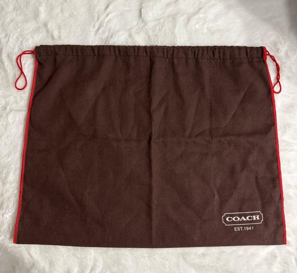 y2k COACH Brown Dust Bag